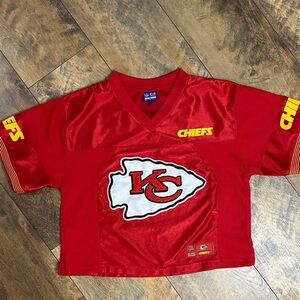 ULTRA GAME NFL Women’s Cropped KC Chiefs Jersey, Size M, EUC